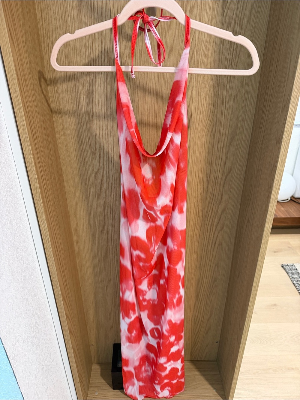 REVOLVE Tie-Dye Halter Maxi Dress